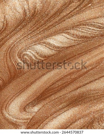 Abstract swirled copper texture with a metallic finish.
