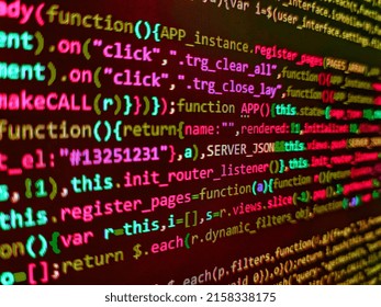 Abstract technological background with digits and lines. Programming of Internet website. Programmer working on computer screen. Program code PHP HTML CSS of site - Powered by Shutterstock - Get 15% off with code: PIKWIZARD15