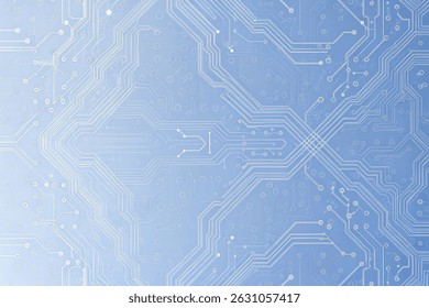 Abstract technological background image featuring a detailed circuit board design on a light blue backdrop. - Powered by Shutterstock - Get 15% off with code: PIKWIZARD15