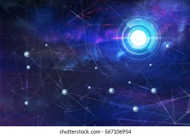 Abstract technology background