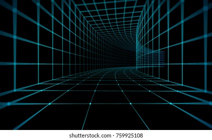abstract technology background 3D rendering 3D illustration
