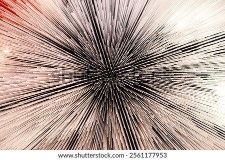 Abstract technology design wallpaper with rays lines and star. Futuristic fascinating effect.