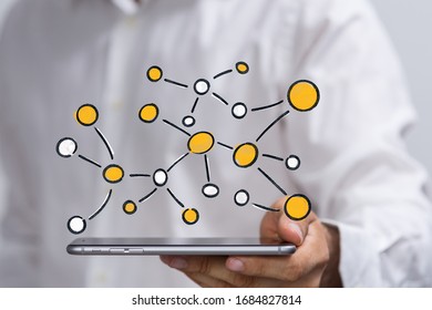 Abstract technology group and data - Shutterstock ID 1684827814