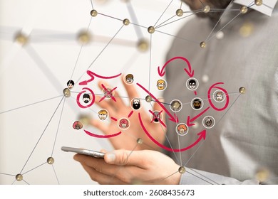 Abstract technology group and data
