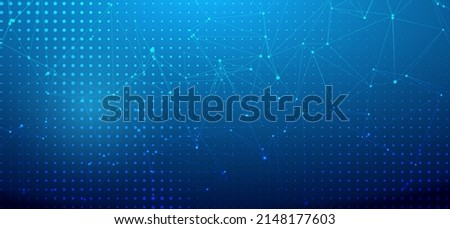 Abstract Technology Network Background Illustration