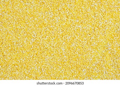 Abstract texture from corn grits. Corn products, gluten-free food. - Shutterstock ID 2096670853