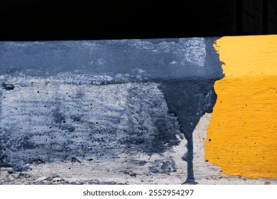 Abstract texture and form on  plan