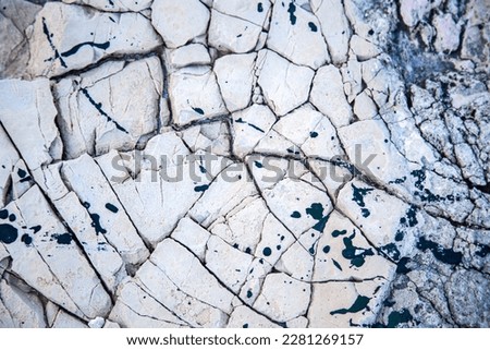 abstract texture of the old sea rock stones 