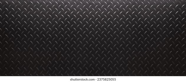 Abstract texture with rhombic pattern. Dark metal background.
