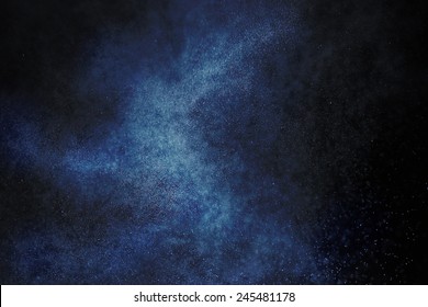 Abstract Texture Space Starry Sky Galaxy Background Millstone White Dots