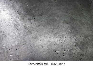 Abstract Thick Steel Plate Workbench Or Anvil Background