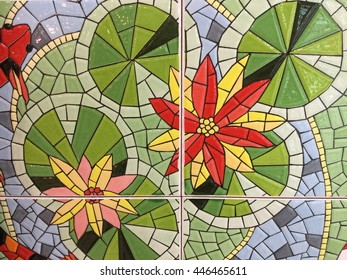 Illustration Stained Glass Style Bright Butterfly: vector de stock