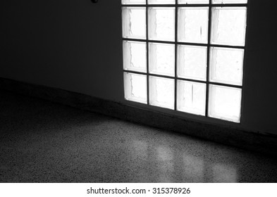 Abstract of translucent Mirror in dark that it mean to hope something or feel alone so sad