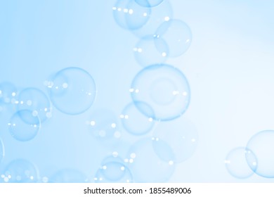 Blue Bubbles Floating Background Stock Photo (Edit Now) 794054902