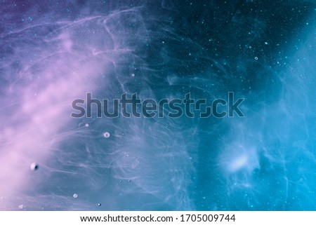 abstract universe, galaxy, nebula and stars in fantasy space background