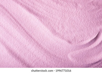 Abstract Very Peri Bright Pink Sand Texture With Smooth Waves. Fashion Background.