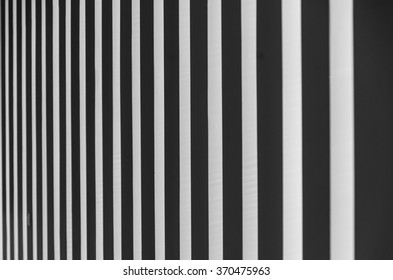 Abstract View Black White Striped Wallpaper Stock Photo 370475963 ...