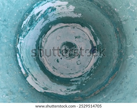 Similar – empty old soup plate with spoon on old wooden background