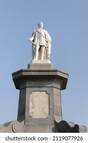 Abstract View Of Stone Marble Statue. 