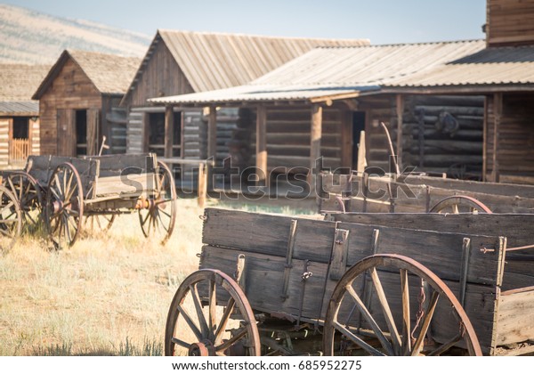 Abstract Vintage Antique Wood Wagon Log Stock Photo Edit Now