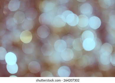 Abstract Vintage Silver Bokeh Background With Texture
