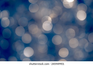 Abstract Vintage White And Silver Bokeh  Background With Texture