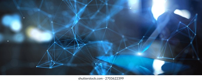 Abstract Visualization of Neural Network Connections on Touch Device Interface.