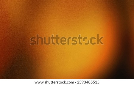 Abstract warm gradient background from orange to bright yellow with noise grain overlay texture.