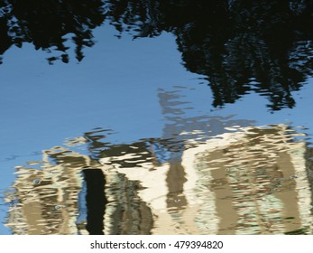 Abstract water reflection