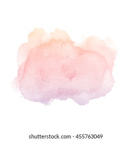 Abstract watercolor art hand paint on white background,Watercolor background.

