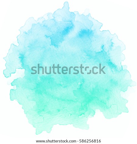 Abstract watercolor art hand paint on white background,Watercolor background.