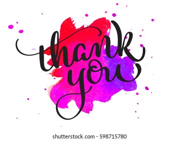 18,204 Watercolor thank you Images, Stock Photos & Vectors | Shutterstock