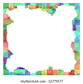 Abstract Watercolor Background Design Border Stock Photo 52779577 ...