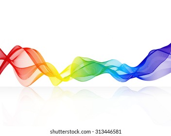 Abstract wave background