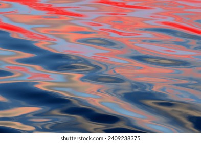 Abstract wave blue red color, pure natural swirl pattern texture, background photo. Ecology., background photo. Ecology.