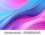 Abstract waves shape glowing in ultraviolet spectrum. Background for banner, backdrop or texture for 3D mapping