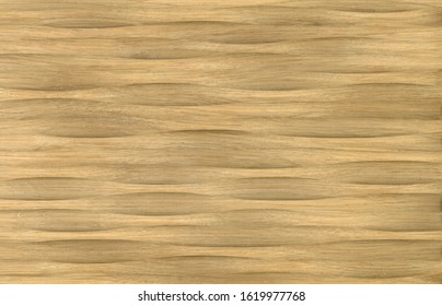 Abstract Wavy Light Carved Wood Texture