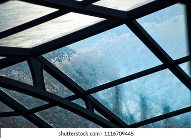 abstract (wet glass) - Shutterstock ID 1116709445