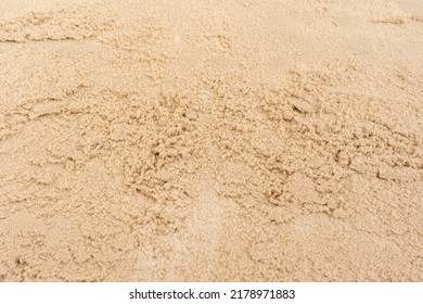 Abstract Wet Sand Beach Pattern For Background.