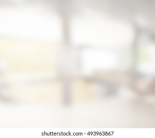 Abstract White Blur Interior Of The background - Shutterstock ID 493963867