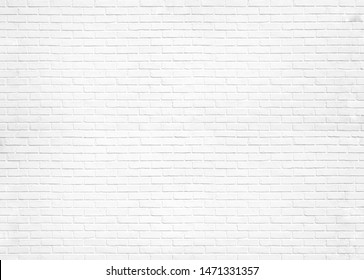 Abstract white brick wall texture for pattern background. wide panorama picture. - Shutterstock ID 1471331357