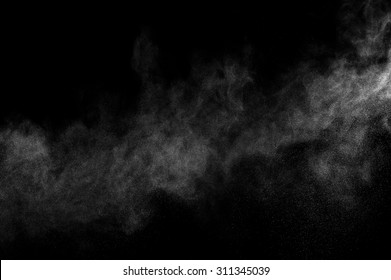 Abstract White Dust Explosion On Black Stock Photo 311345039 | Shutterstock