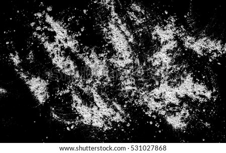 abstract white dust  on a black background.