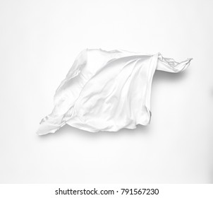 Vector Illustration Set White Flying Napkins Stock Vector (Royalty Free ...