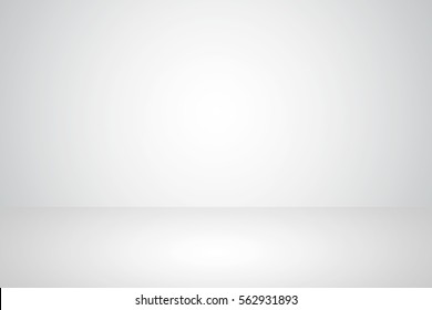 Abstract white gray gradient wall template background  Picture can used web ad  