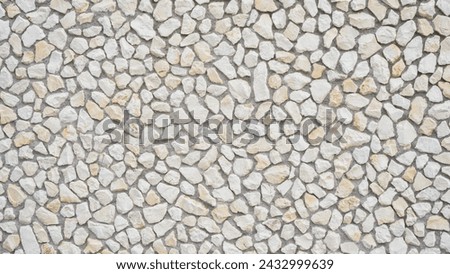 Abstract white gray grey stone, mosaic tile wall, floor or wallpaper texture background banner