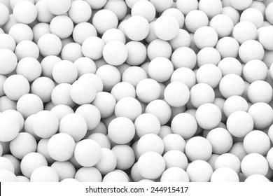 Abstract White Pie Weight Balls