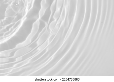 Abstract white transparent water shadow surface texture natural ripple background - Shutterstock ID 2254785883
