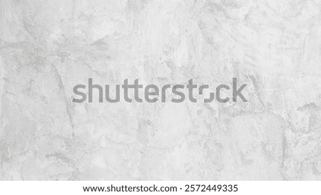 Abstract white wall concrete texture.
Dark gray grunge cement floor background.  top view 