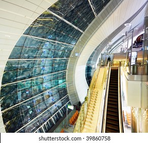 Abstract Window In Dubai Airport